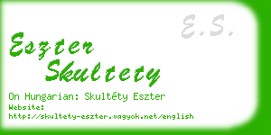 eszter skultety business card
